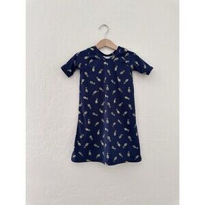 Shelley Bee Pineapple Dress Toddler 24M Navy Tropical Short Sleeve